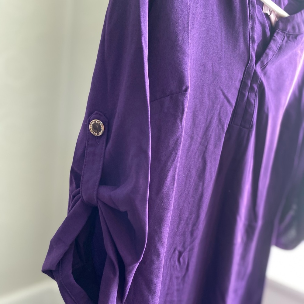 Purple dress Liz Claiborne size 4
